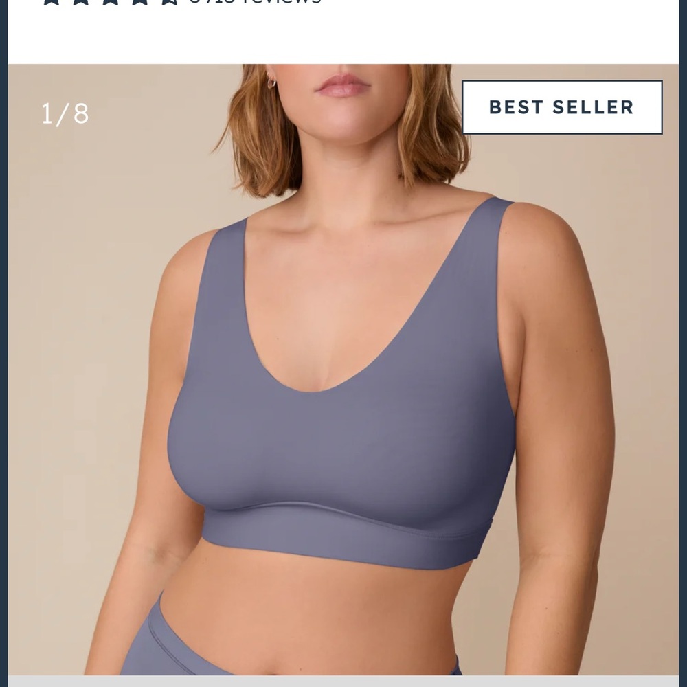 Harper Wilde Seamless Rose Pink Bralette 3XL